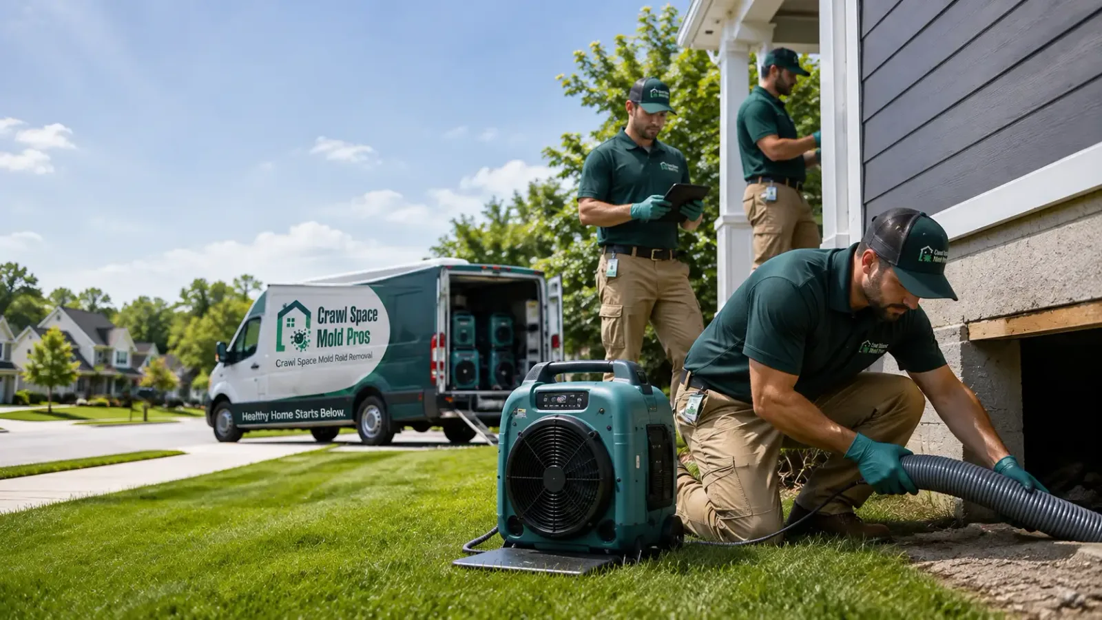 Crawl Space Mold Removal in North Buena Vista, IA